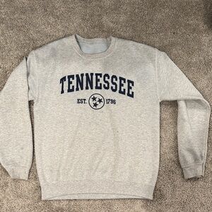 Tennessee Crewneck Sweater in Gray